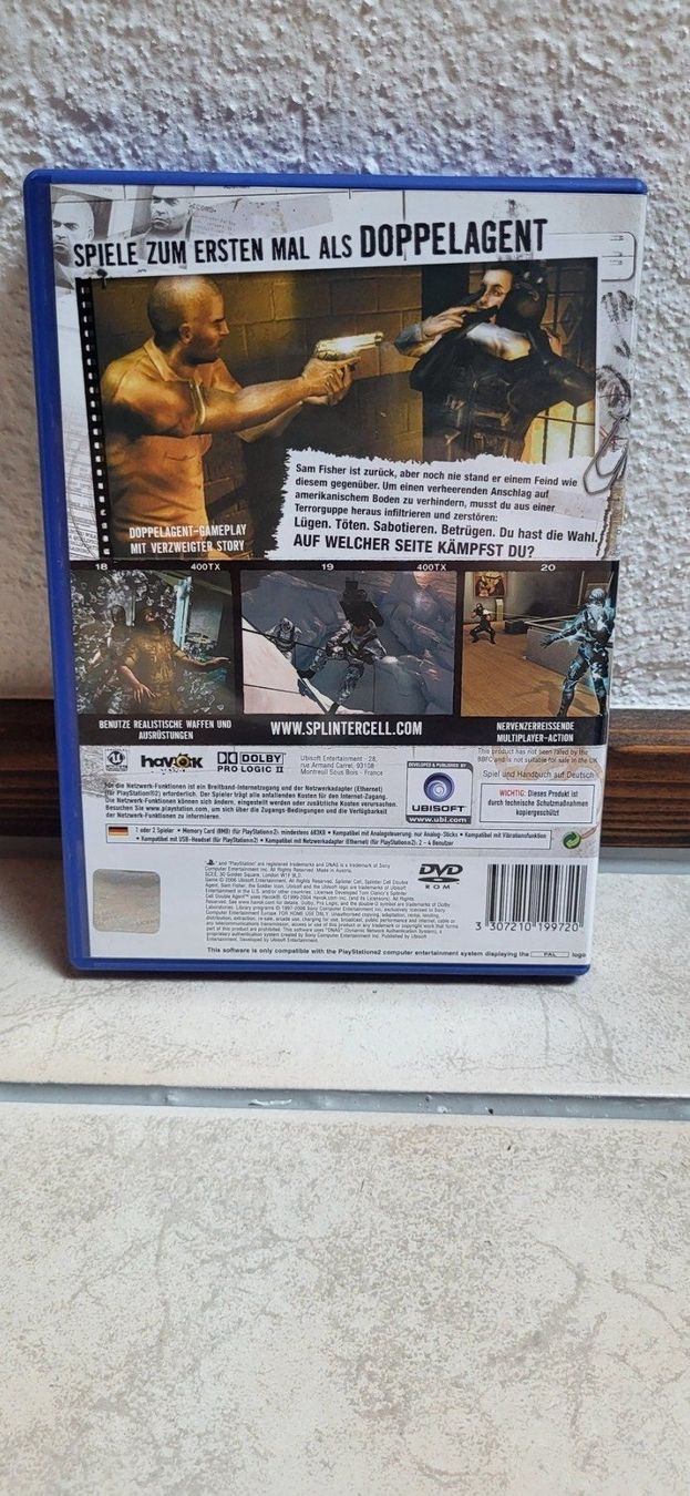 Sony Giochi: PS2 Spiel – Splinter Cell Double Agent – Usato da Münsingen venduto da Heroism2010 1