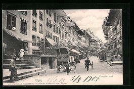 AK Thun, Partie in der Hauptstrasse