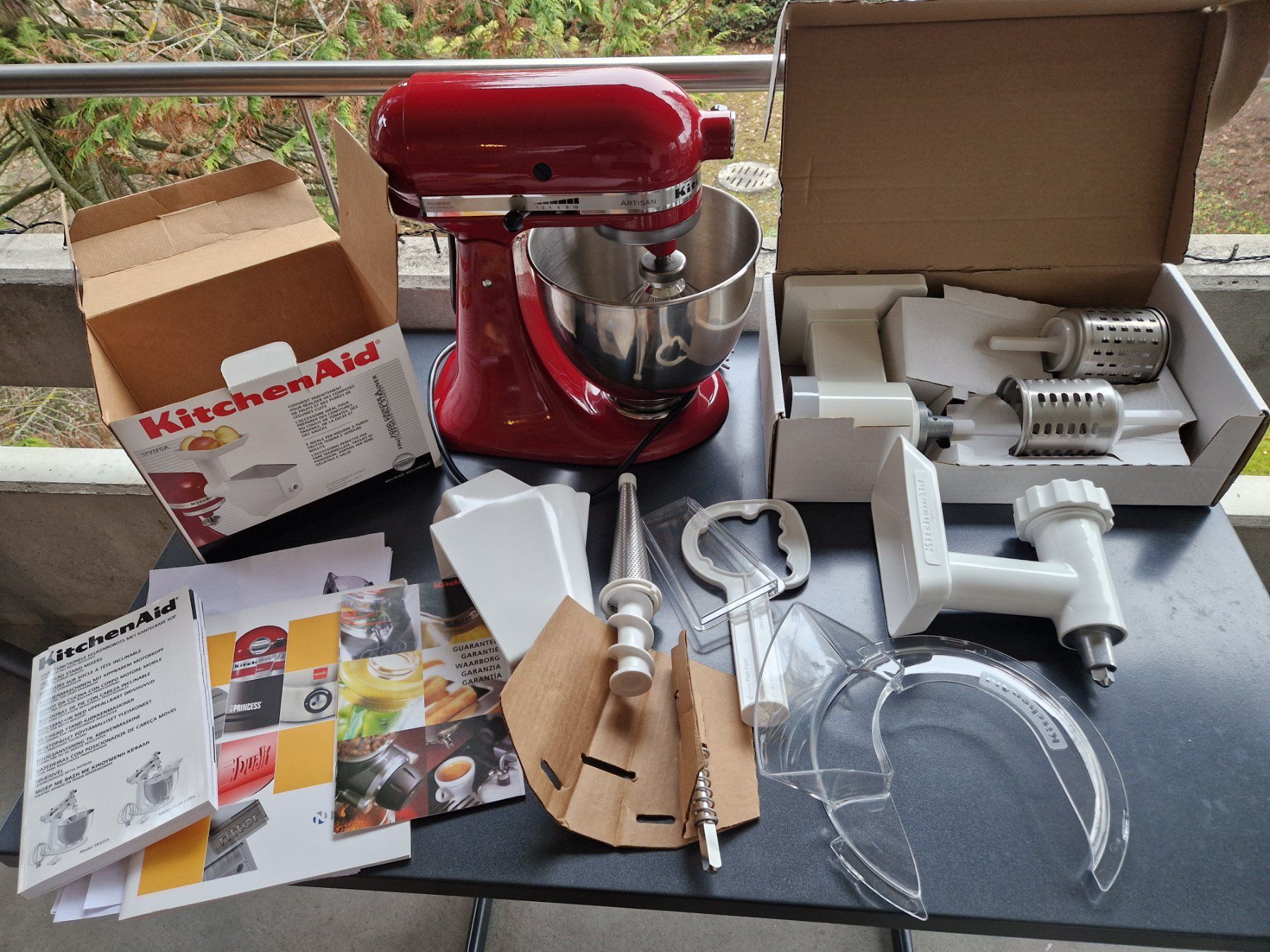 Kitchenaid Elettrodomestici da cucina: Kitchen Aid KSM 150 rot – Usato da Heimberg venduto da ngw01 6