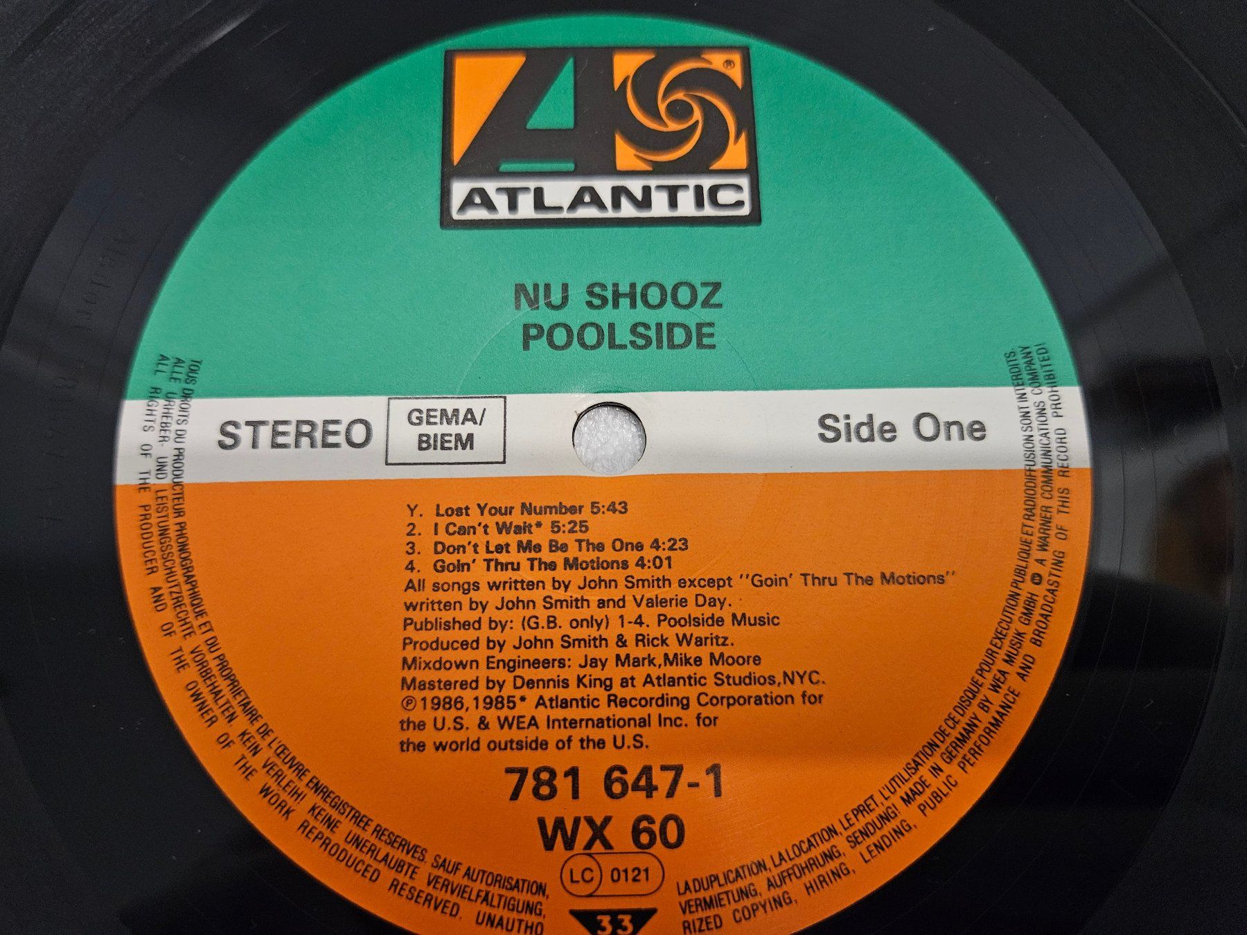 Dischi in vinile: Nu Shooz – Poolside – Usato da Uster venduto da Vinyl-Leidenschaft 4
