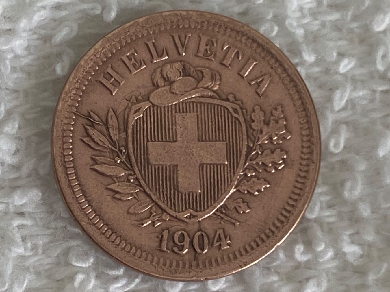 Tutti le monete: 1 centime/Rappen 1904 – Usato da Nyon venduto da Ilmi09
