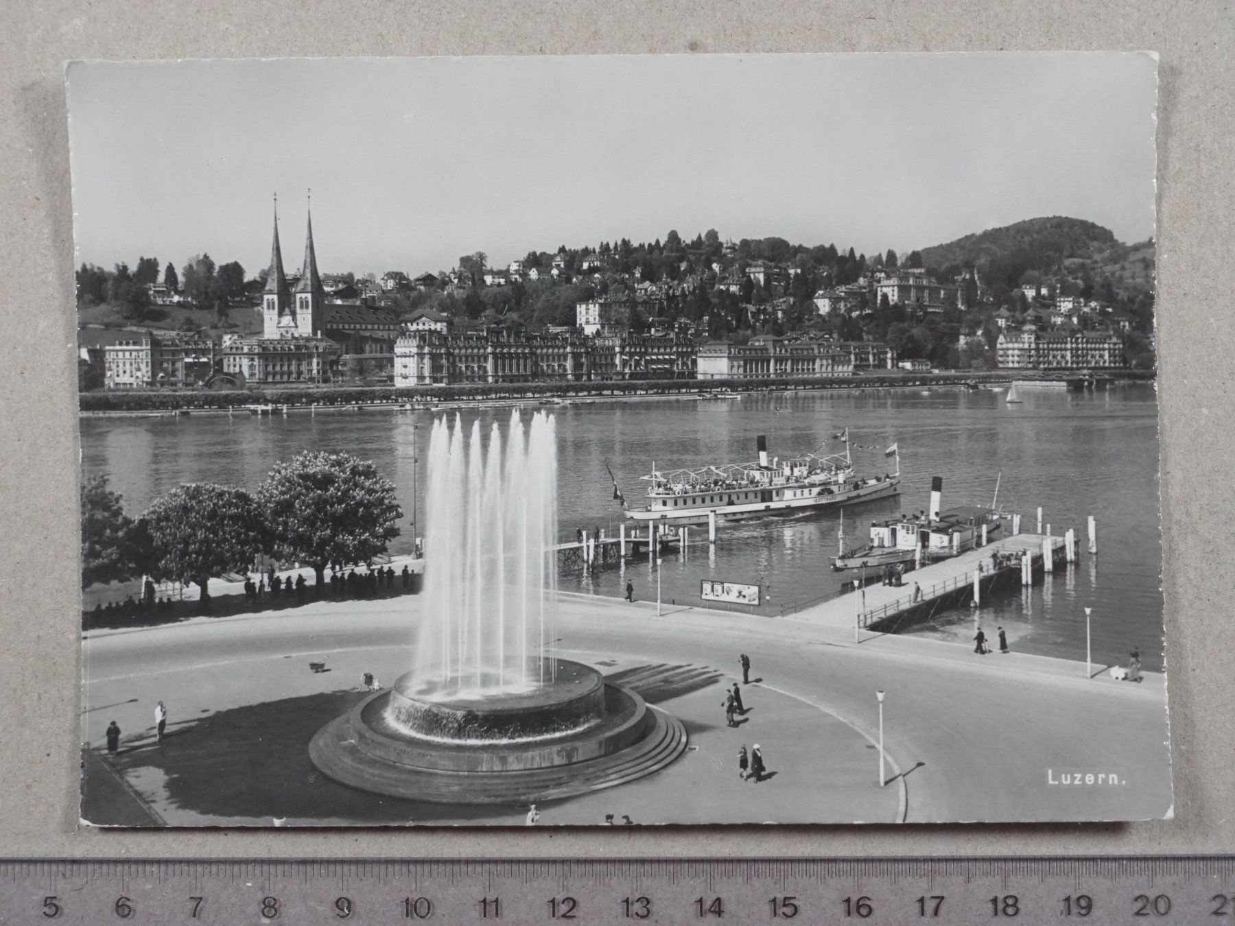 Cartoline postali: Luzern – Usato da Lenzburg venduto da fh1