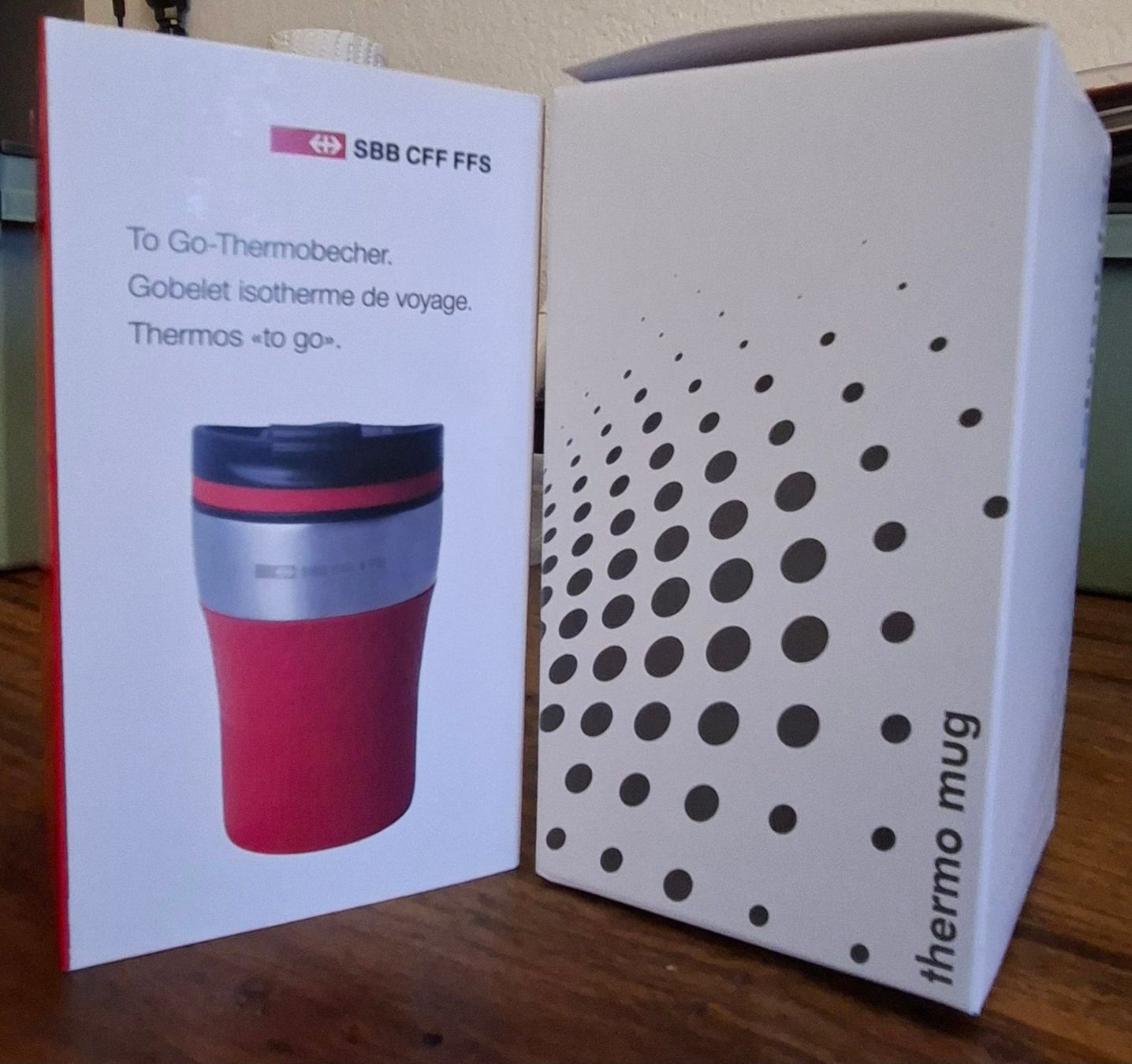 Tazze: SBB CFF FFS Thermobecher to go, neu & originalverpackt – Nuovo e nell'imballaggio originale da Luzern venduto da xem_g8vs