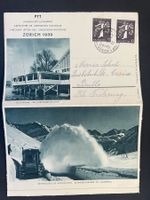 Landesaustellung Zürich 1939 Doppelkarte    (M162)