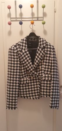 Damenjacke Jacke Blazer Zweireiher Pied de Poule