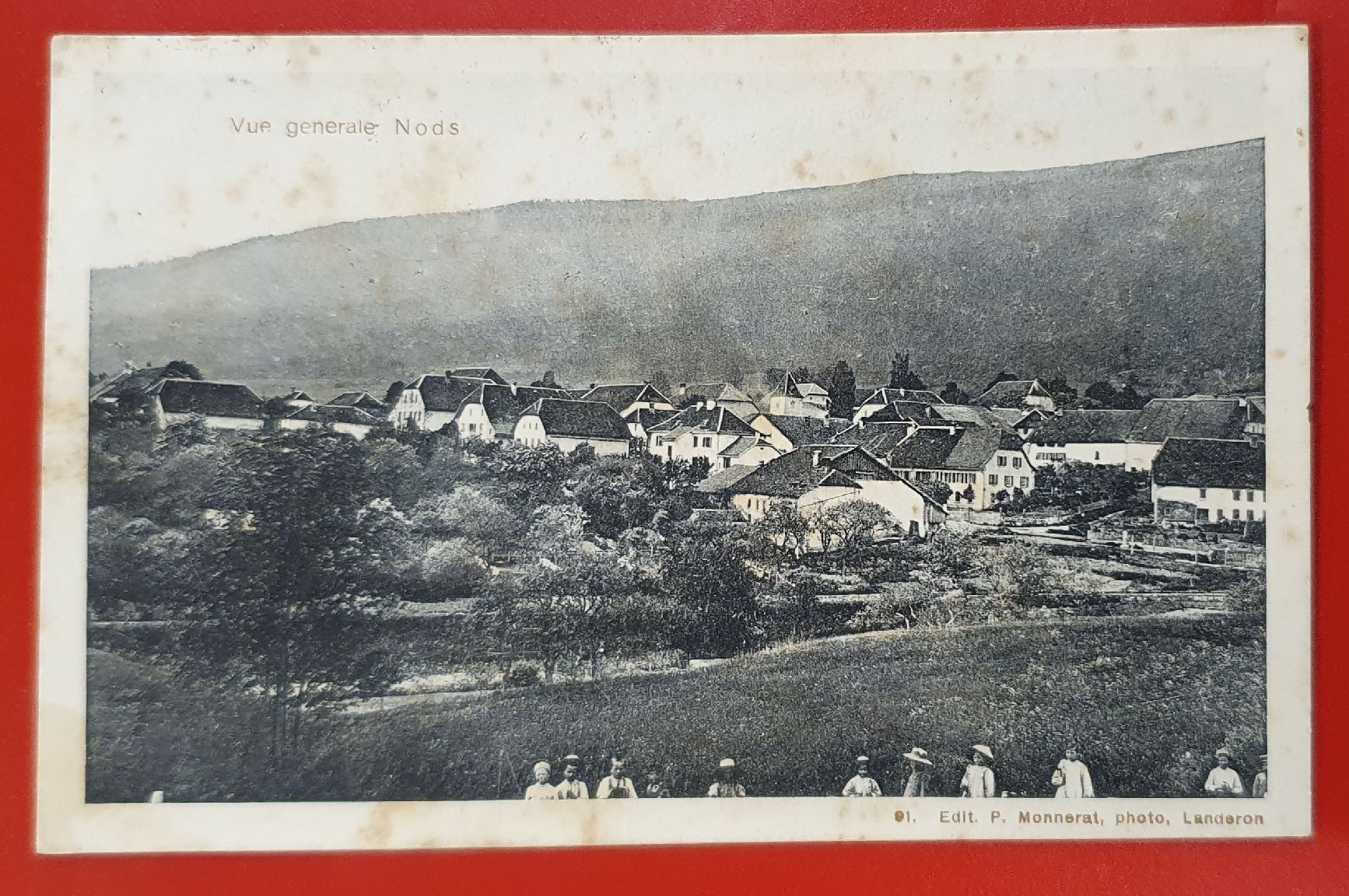 Ansichtskarten: Nods 1912 - Vue Générale – Gebraucht aus Kreuzlingen von Rschweiz1