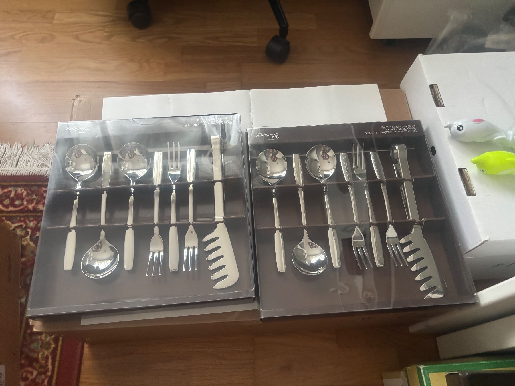 Bestecksets: Fontignac Spaghetti-Besteck Set, 7-teilig x 2 Stk Set – Neu und originalverpackt aus Wallisellen von ASZT 8