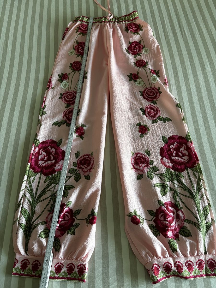 Pantaloni: Harems Hose rosa Blumenmuster Grösse S/M Neu – Nuovo (secondo la descrizione) da Salenstein venduto da Silly...0 6