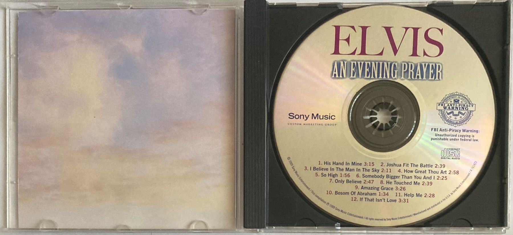 CD: ELVIS PRESLEY - AN EVENING PRAYER – Usato da Poliez-Pittet venduto da Newtown-Records 2