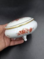 Limoges Schmuckkästchen handbemalt Frankreich, 1982