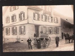 Lenggenwil SG , Wirtschaft Landhaus , Kutsche belebt, Foto !