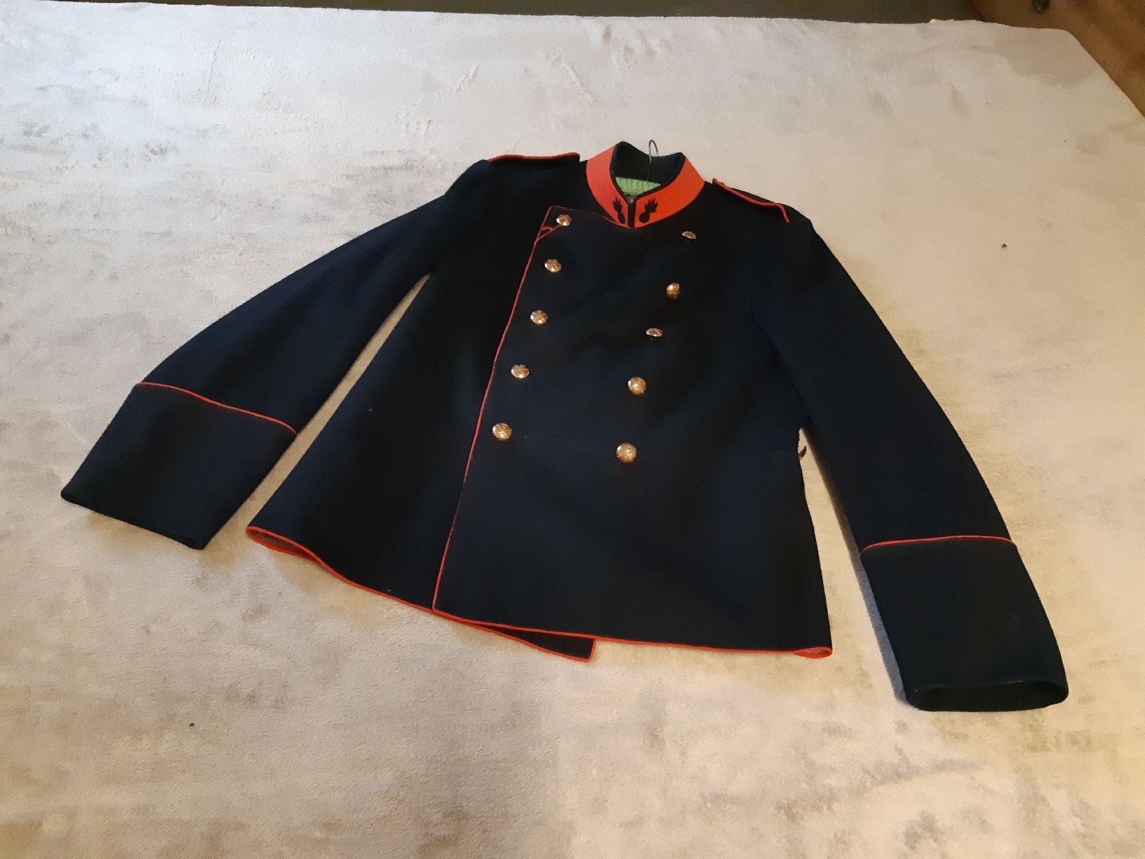 Schweizer Armee Uniformi: Uniform Artillerie Ord.1898 – Usato da Neuenkirch venduto da STMK21 1