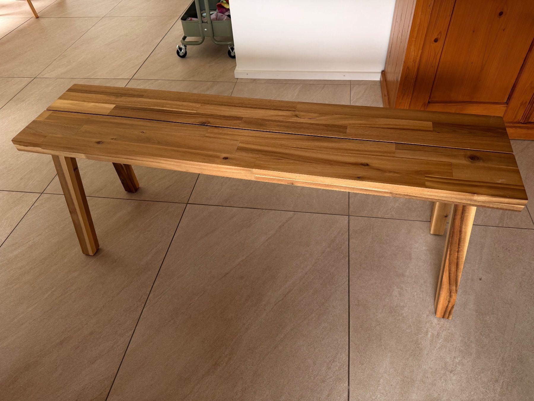 Ikea Bancs: Holzbank Ikea Skogsta – D'occasion à Bubendorf par Yvrs01