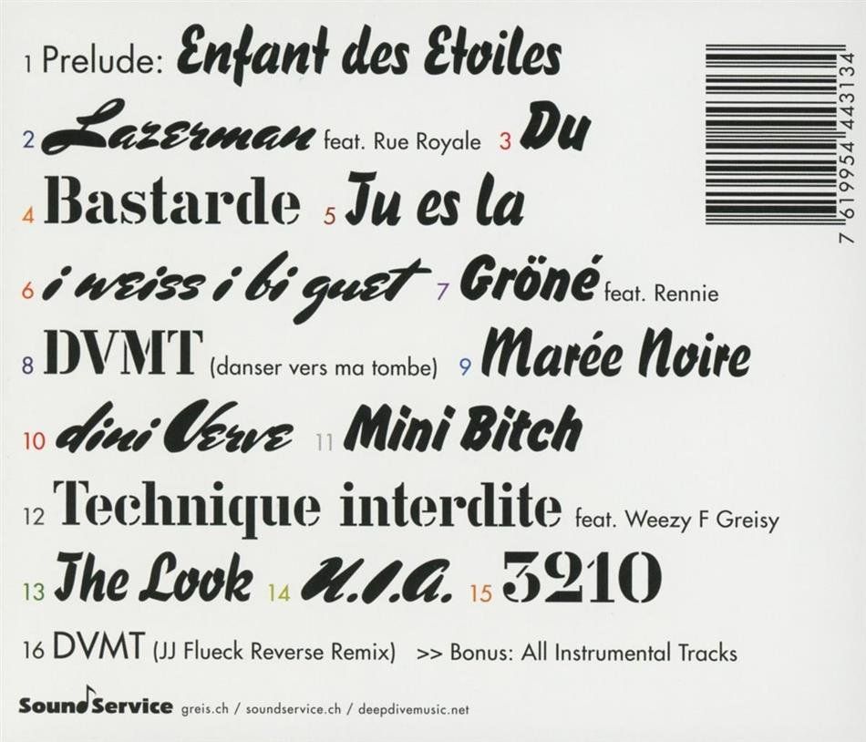 CD: Greis (Chlyklass) Melove - b – Usato da Brittnau venduto da Zibu 1