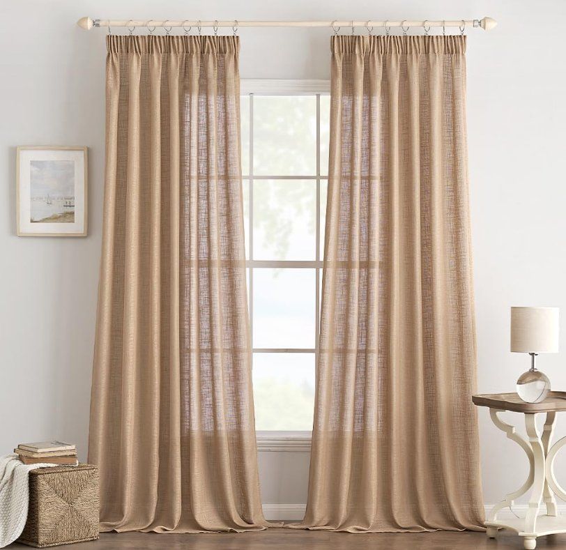 Tende: Vorhänge Leinen 2er Set BxH 140x245cm – Nuovo (secondo la descrizione) da Adlikon b.Regensdorf venduto da MK-VORHANGSERVICE