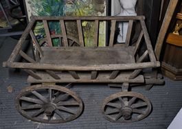 Antiker Leiterwagen / Erntewagen, Holz, sehr dekorativ!