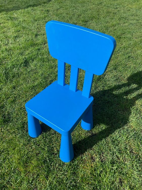 IKEA Kinderstuhl Mammut blau Kaufen auf Ricardo