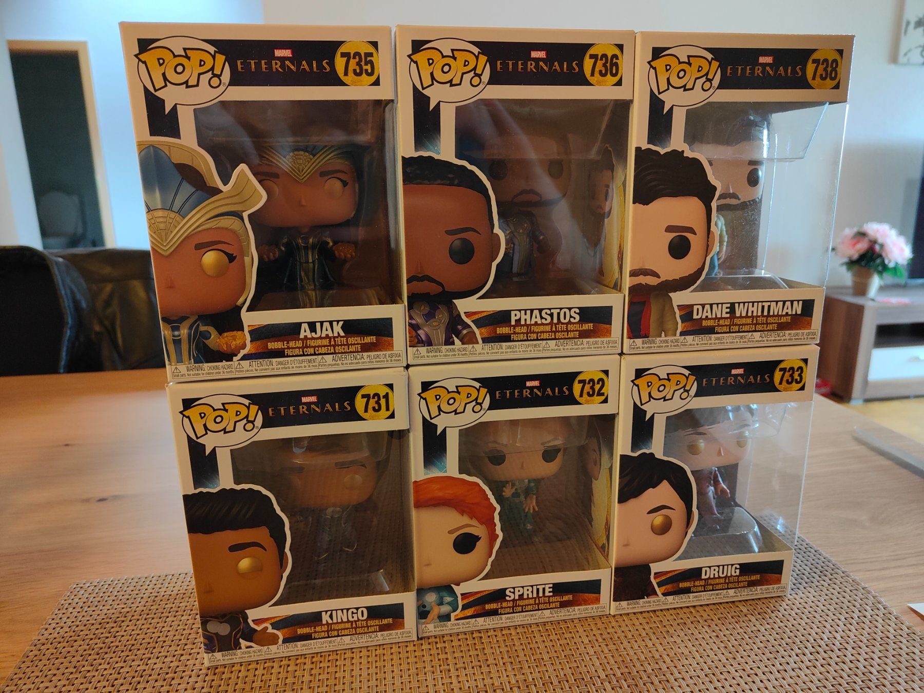 Funko Statuette: POP Marvel Les Éternels Eternals Pack – Nuovo e nell'imballaggio originale da Broc venduto da jcr_5cqy