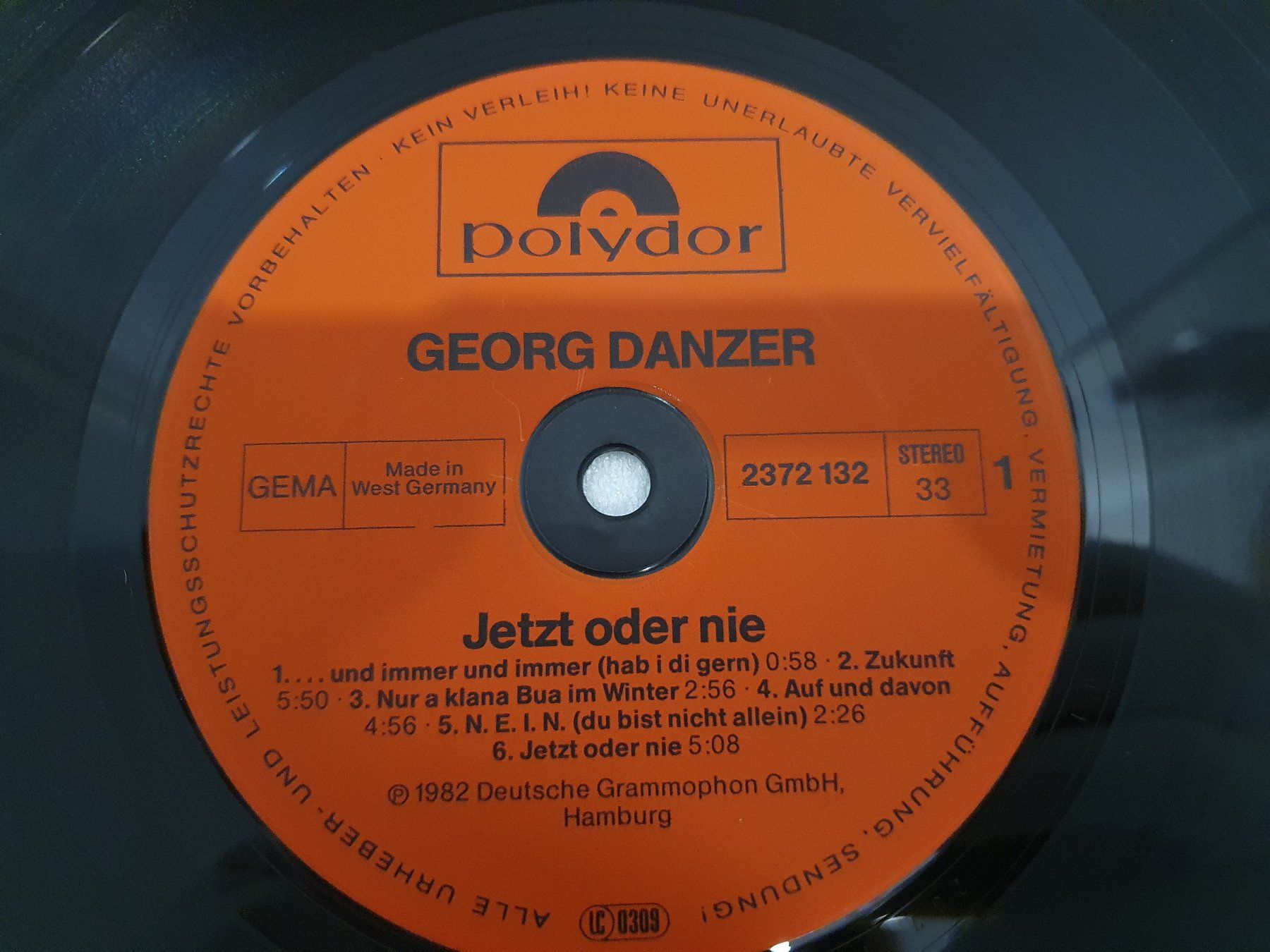 Schallplatten: Georg Danzer & Band – Jetzt Oder Nie – Gebraucht aus Uster von Vinyl-Leidenschaft 4