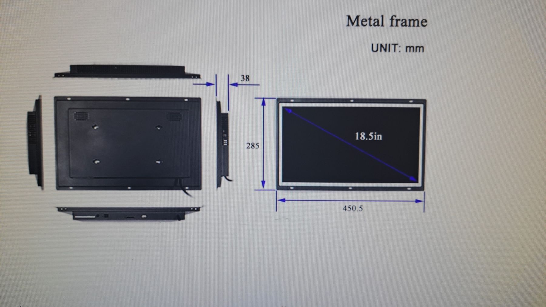 Monitor: 18.6 Zoll LCD Bildschirm Android Digital – Nuovo e nell'imballaggio originale da Guttet-Feschel venduto da Kureto 3