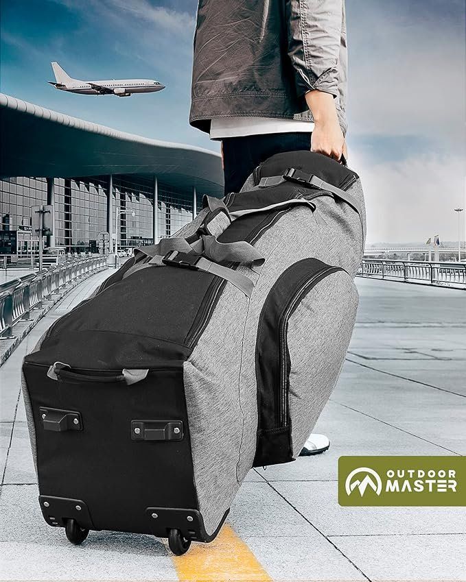 Borse: Golf-Reisetasche mit Rollen & Regenschutz – Nuovo e nell'imballaggio originale da Porrentruy venduto da HouseKraftByJenny 2