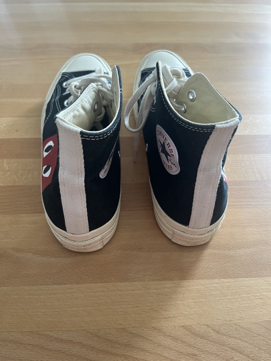 Converse Chaussures hommes: Comme des Garcons Play Sneakers, schwarz, Gr. 8 – D'occasion à Meilen par Krokodil307 2