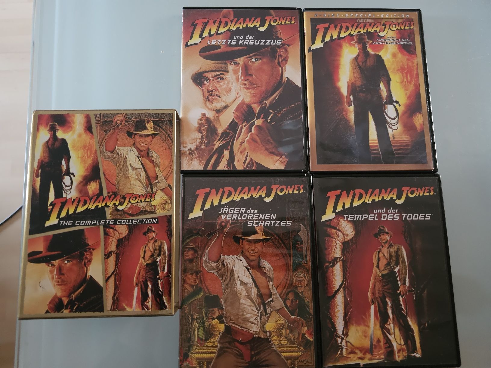 Tutti i DVDs: Indiana Jones, 4 DVD's – Usato da Fraubrunnen venduto da mgh_2l2h