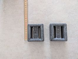 Tauchblei / Gewicht / Blei / Tauchen 2 Stk à ca. 1 kg