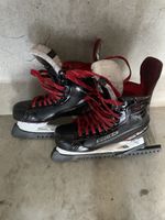 Bauer Schlittschuhe schwarz rot gebraucht