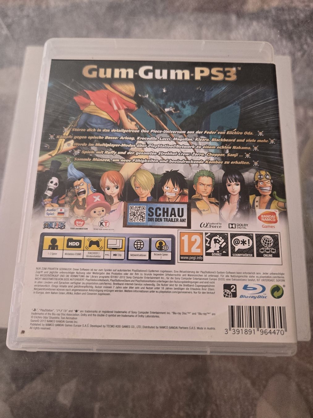 Spiele: One Piece Pirate Warriors PS3 – Gebraucht aus Bussigny von Kfdlt 1