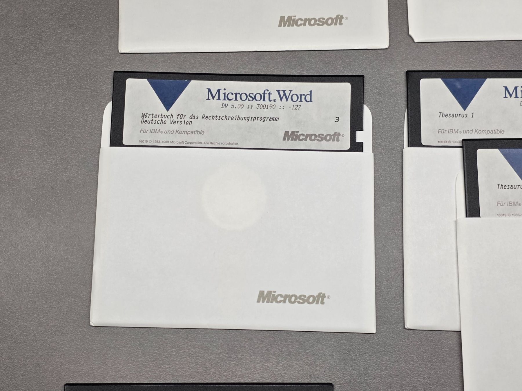 Microsoft Software: Microsoft Word 5.0 Sammlung IBM Vintage – Usato da Lausen venduto da -Vendetta- 3