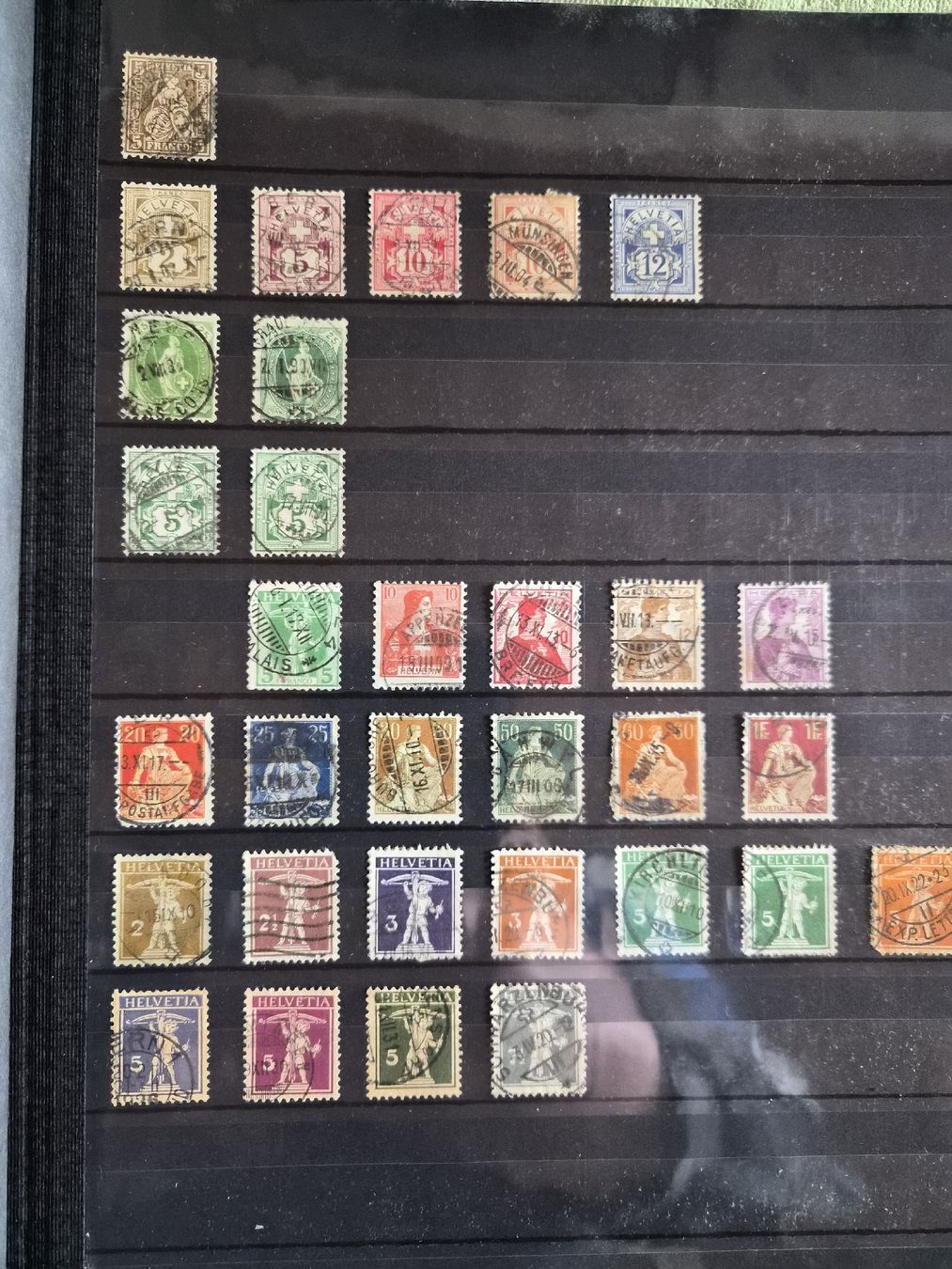 Alben: Briefmarkensammlung Schweiz, Album! – Gebraucht aus Welschenrohr von Fenn-60 1