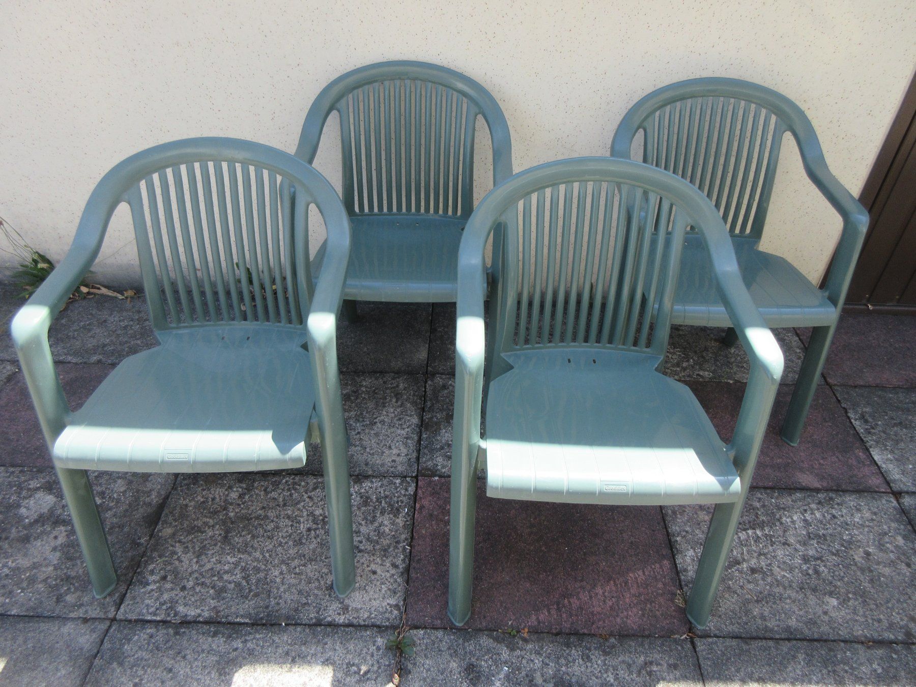Stühle: 4 Gartenstühle mit Sitzpolster – Gebraucht aus Kaisten von renault015 3