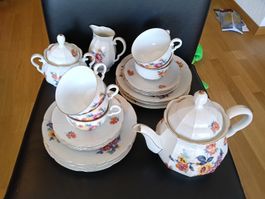 Arzberg Bavaria Vintage Kaffee-/Teeservice – Blumendekor