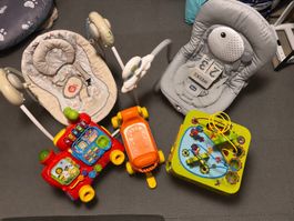 Babyartikel Set Spielzeug und Wippen gebraucht