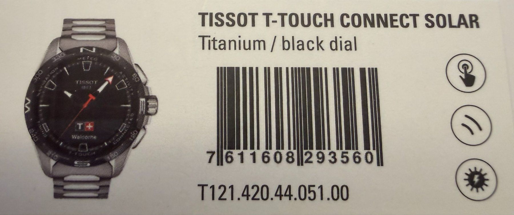 Tissot Montres: Tissot T-Touch Connect Solar 47.5mm – D'occasion à Langenthal par Schallair 2