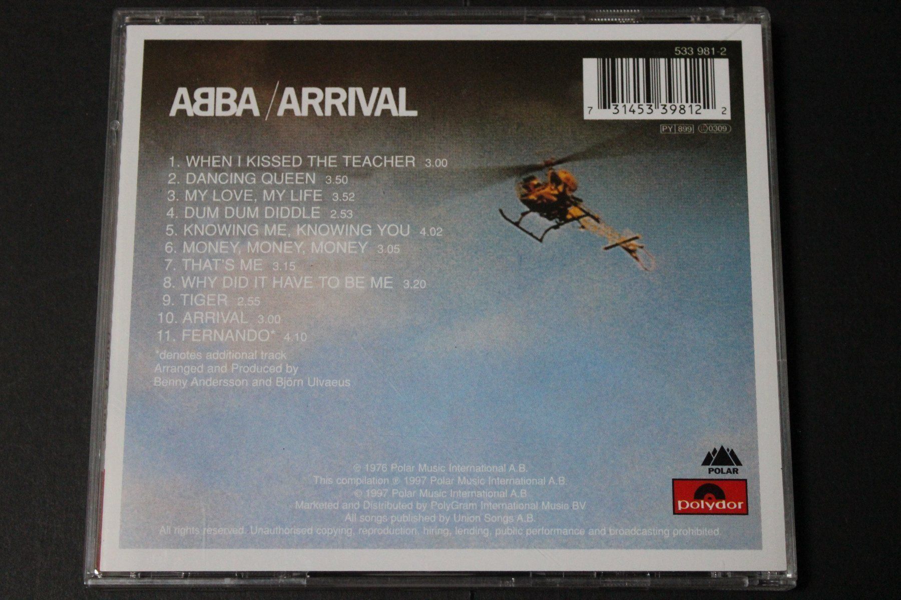 CD: ABBA - ARRIVAL (The ABBA Remasters) CD!! – Usato da Tübach venduto da JamesStone 3
