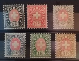 4090) 13-18, Telgrafenmarken postfrisch