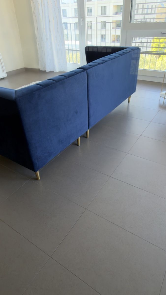 Divani: Sofa Blau Samt/Velours – Usato da Zürich venduto da elv_v7lw 4