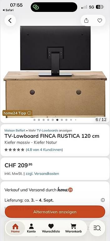 Meubles TV: TV Lowboard – D'occasion à Rossrüti par Nure61 2