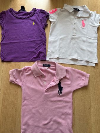 Lot de t-shirt fille de marque T.86-92