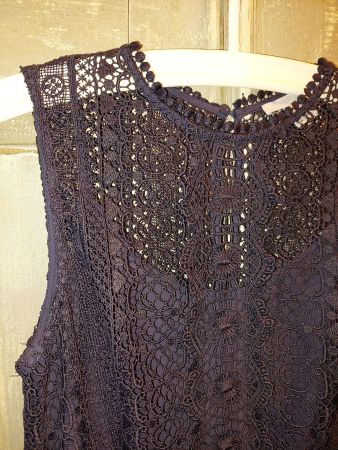 H&M . Sommerkleid blau 40