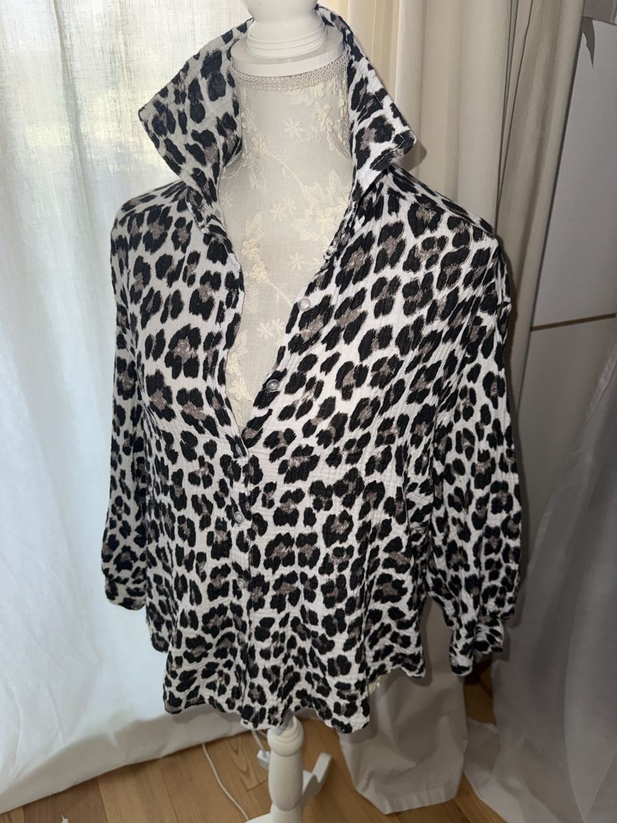 Camicette: Musselin Bluse leo oversize – Nuovo (secondo la descrizione) da Itingen venduto da jessi811