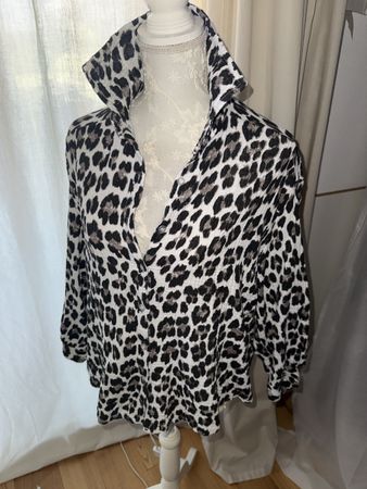 Musselin Bluse leo oversize