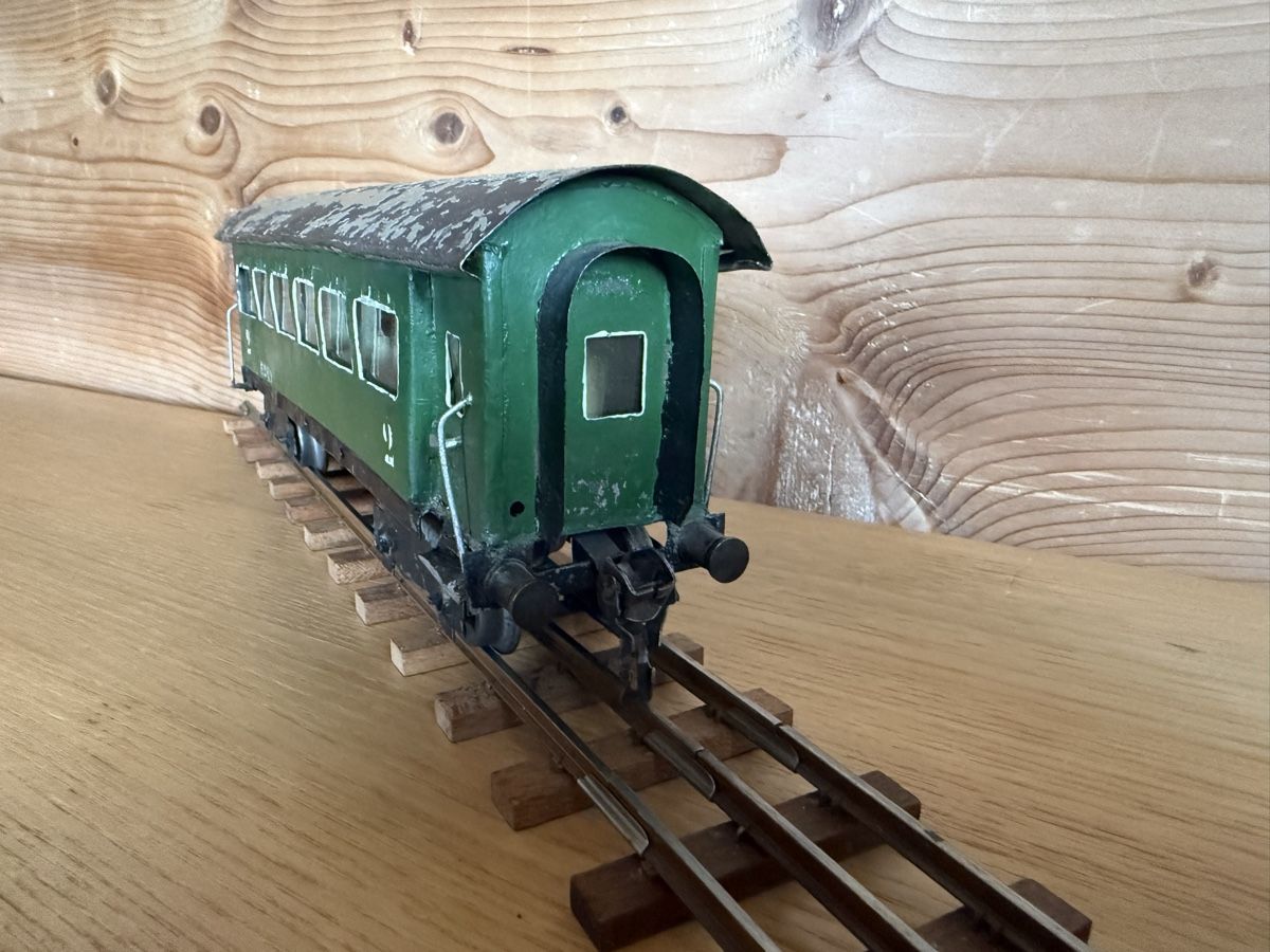 Modellini di ferrovie: Spur 0 Eigenbau Personenwagen – Usato da Amden venduto da vipernatter 5