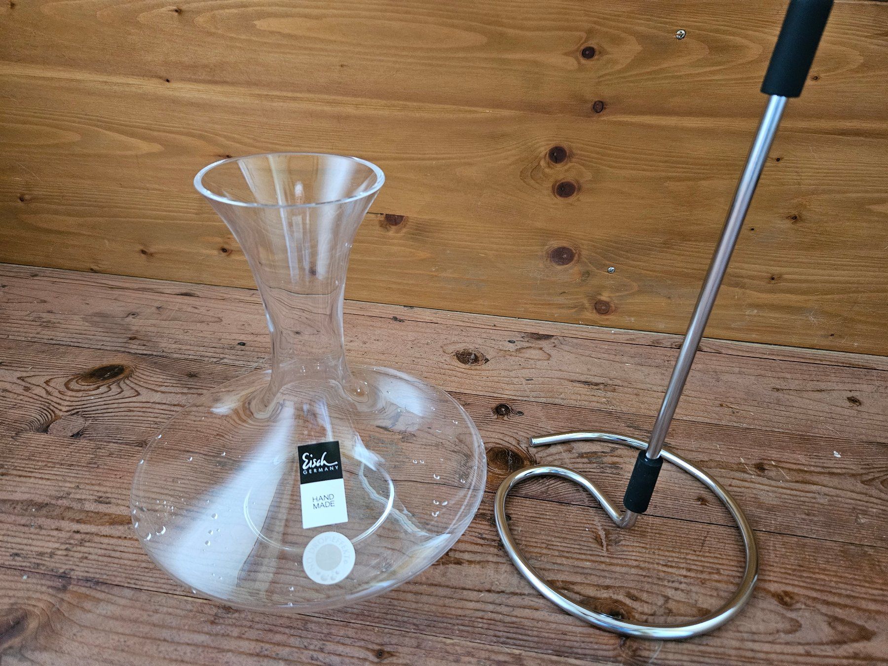 Karaffen: Dekantierkaraffe Eisch, handgemacht, no drop, 1,5lt – Gebraucht aus Gattikon von balumogli