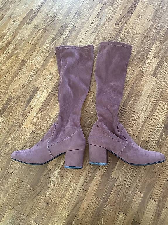 Scarpe da donna: Wildleder Stiefel rosa – Usato da Zürich venduto da sinka 2