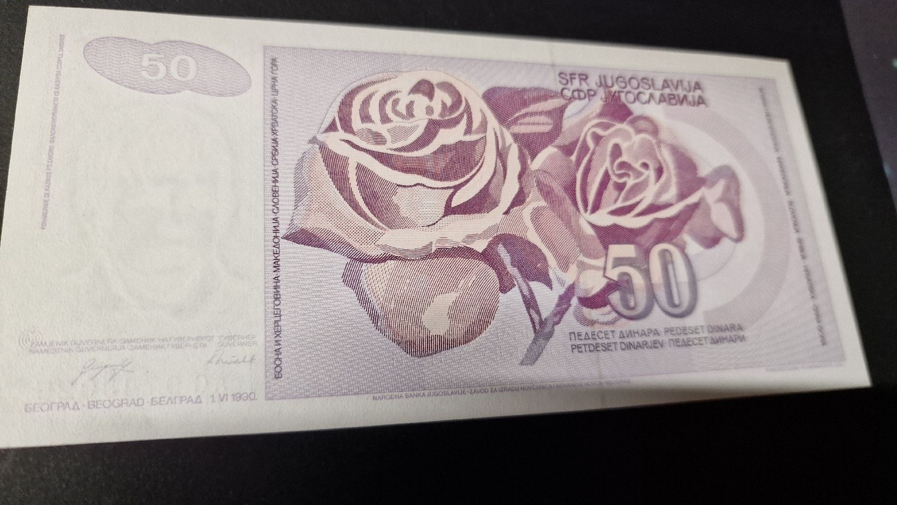 Banconote: Banknote Jugoslavija 1990 NEU – Nuovo e nell'imballaggio originale da Herisau venduto da Antiques.AR 1