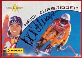 Heidi Zurbriggen CH-Ski Autogramm signiert Foto 10x15cm