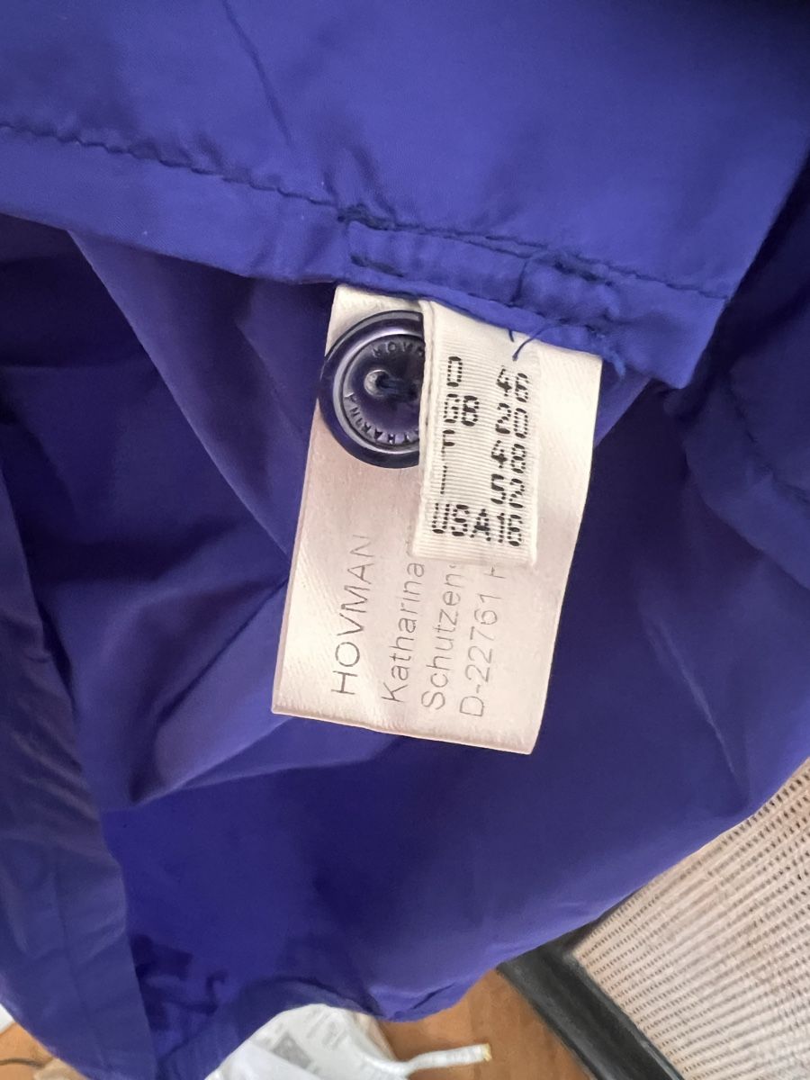 Camicette: Bluse Hovman, Gr. 44, blau violett – Usato da Solothurn venduto da Brini06 2